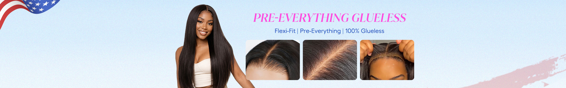 Glueless wig