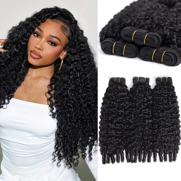 Tinashe hair burmese curly bundles 1.1