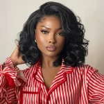 Tinashe hair bouncy loose wave bob half wig (1)