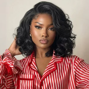 Tinashe hair bouncy loose wave bob half wig (1)
